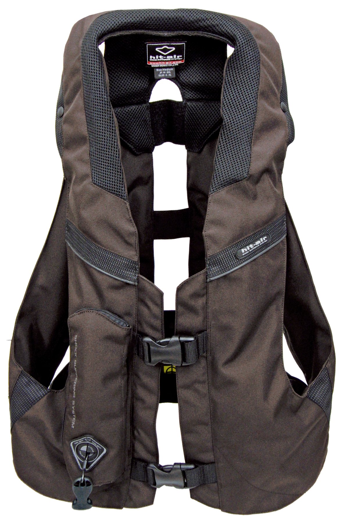 Amazon | hit-air エアバック付ベスト MLV-C ブラウン L （Mサイズから